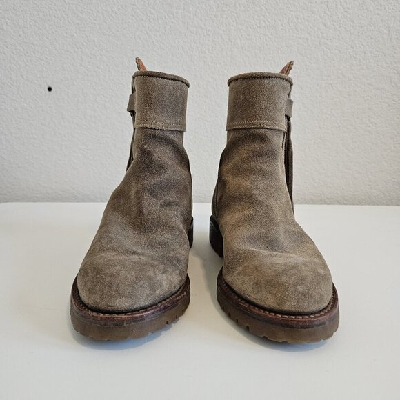 Penelope Chilvers Gaucho Birch Cropped Suede Leather Tassel Ankle Boots 37/6 - Picture 4 of 13